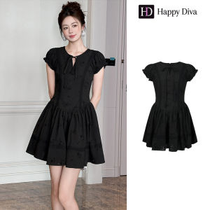 Happy Diva Womens Dresses Black Dress Crew Neck Mini Dress Casual Dress Wedding Formal Party Dress Elegant Dress 61666
