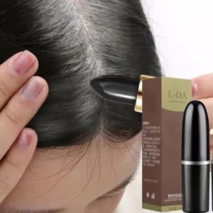 Semir Rambut Lipstik Cat Rambut Uban Penghitam Rambut Hair Pen-Cat Rambut Uban Penghitam Rambut Semir Rambut-Cat Rambut Penutup Uban Praktis Instan Hair Dye Pen