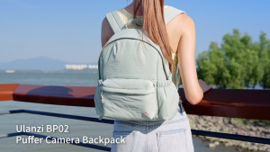 Ulanzi BP02 9L Puffer Lifestyle Camera Backpack (Black (B229) / Green (B228) / White (B227)