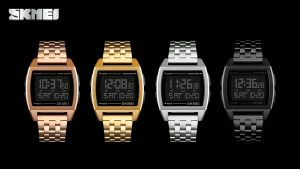 Jam Tangan SKMEI PulseEdge Pria Digital Stainless Baja Tahan Air