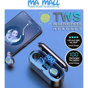 Headset Earphone Bluetooth Tws F9 Headset B35 Earphone Bluetooth Tws Wireless Tws F9-5
