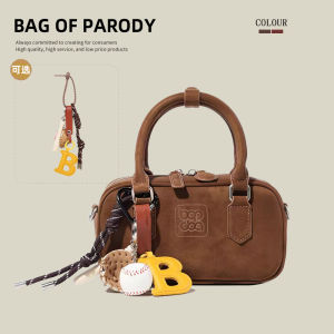 Túi Xách Da PU Mềm Cao Cấp Bag of Parody Túi Đeo Chéo Boston Phong Cách Hàn Quốc Mới Mùa Xuân Hè 2025 Túi Xách Nhỏ