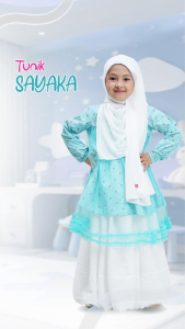 Rabbani - Tunik Anak Perempuan Lengan Panjang Bani Batuta Sayaka