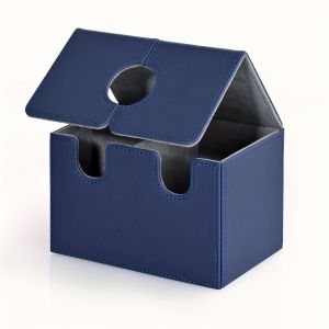 Card Deck Box With Dice Tray For PU Leather Strong Magnet Card Holder Card Organizer For More Than 200 Single Sleeved Card