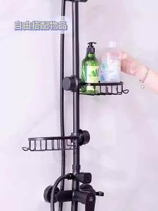 Bathroom Faucet Storage Rack Shower Soap Holder Bathroom Organization Shower Shelves Bathroom Accessories