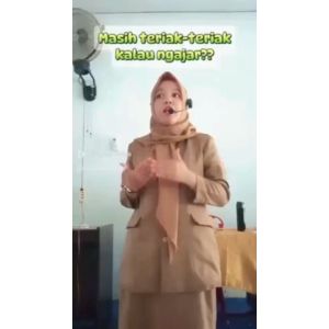 BERGARANSI Taffware Spiker Speaker Pinggang guru Bluetooth Microphone LED Amplifier 125dB K300