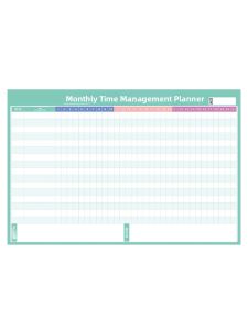 Summer Holiday Monthly Plan Chart Self-Discipline Student Daily Schedule Board Habit Formation 21 Days Wall Sticker Life Organizer