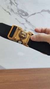 Thắt Lưng Vải Dù Nam Chiến Thuật Tháo Lắp Nhanh Đầu Khoá Sư Tử Dùng Mãnh Nổi Bật Nam Tính Bản 3.8cm
