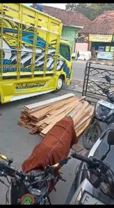 List Kayu Mahoni Solid Ukuran 3x3 Panjang 200cm