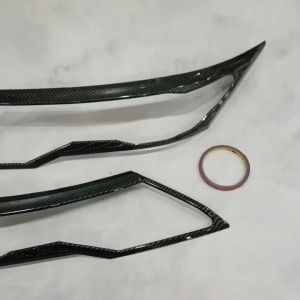 Cover Garnish Lampu Depan Mobil All New Terios 2018 -2024 Carbon