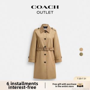 Coach | Luxurious Design Classic Pattern Womens Coat