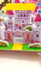 จิ๊กซอว์บ้าน 3 มิติ จิ๊กซอว์โมเดลบ้าน Jigsaw puzzle จิ๊กซอว์กระดาษ ปริศนา 3D DIY ของเล่นเด็ก ของเล่นเสริมพัฒนาการ