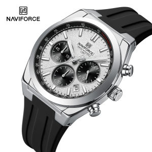 NAVIFORCE Watch for Men Original 30m Waterproof Brand New Luminous Chronograph Date Quartz Wristwatch Fashion Casual NF8080