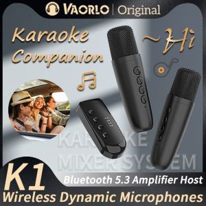 Wireless Karaoke Companion: Bluetooth 5.3 Dynamic Microphone & KTV DSP Mixer System