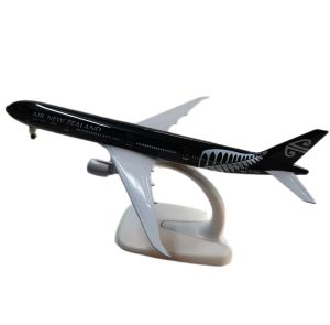20 cm or 8 inches Air New Zealand B777 Diecast Airplane Collection with Landing Gears and Display Stand