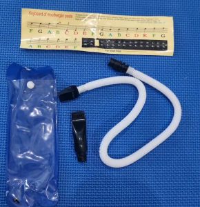 Melodihorn accessories ONLY set of Tube mouthpiece and sticker. Melodihorn NOT INCLUDED