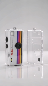 2026 NEW  Kodak CHARMERA Camera Protective Case Transparent TPU Soft Shell Anti-drop Keychain Design with Hanging