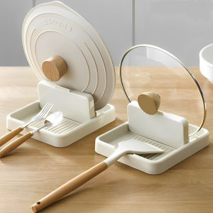 Cooker Rest Holder Foldable Pot Lid Holder Cookware Lids Cutlery Accessories Organizer Door Seasoning Kitchen Tools