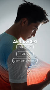 Áo Thun TShirt thể thao nam chạy bộ leo núi chạy trail Running AirFlow Exdry Gradientsiêu nhẹ nhanh khô thoáng khí Coolmate