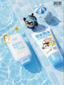 RUNBEN | Chlorine Removal 3 in 1 Childrens Shampoo and Body Wash