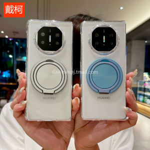 Ultra-Thin Full Transparent Magnetic Absorption Stand Huawei MateX5 Phone Case Foldable Screen Anti-Fall Shell Protective Cover