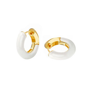 WYK | Luxury Lightweight Enamel Hoop Earrings
