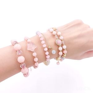 ✨Morganite Stone✨Designer Bracelets✦Genuine Crystals✦ {Ready Stock}