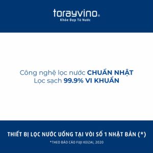 [VC100K] Combo máy Lọc nước tại vòi MK308T (1 máy + 2 lõi ) Torayvino công suất 600L Khuyên dùng nấu ăn Nhỏ gọn Sạch khuẩnNguyên kiện từ Nhật