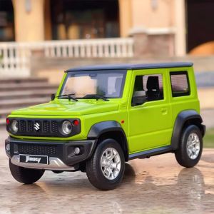 Tỉ Lệ 1:18 Suzuki Jimny Xe Thả Hình Có Đèn & Âm Thanh 4 Cửa Mở Ngoài Đường Xe Đồ Chơi Cho Bé Trai xanh/Đen