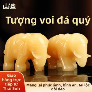 SHANDI | Trang Trí Tượng Voi Ngọc Phong Thủy