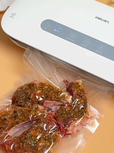 Máy Hút Chân Không Thực Phẩm Deli Hút Tự Động Hàn Miệng Lực Hút Mạnh Bảo Quản Thực Phẩm Tươi Lâu Hơn