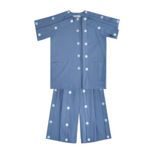 JINLANTING | Easy to Put On and Take Off Patient Gown Cotton Carewear