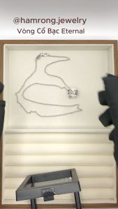 Dây Chuyền Bạc S925 Mặt Trụ Hoa Thánh Giá – Vòng Cổ Bạc Eternal 42 HAMRONG