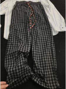 Quần Ống Rộng Kẻ Sọc Đen Xám Mỏng Nhanh Khô Phong Cách Lười Biếng Mùa Hè Quần Ống Rộng Dáng Đứng Cổ Điển Mỹ Quần Dài Thường Ngày