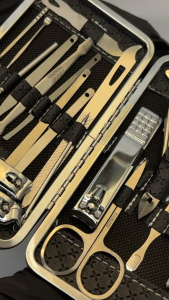 ProCare Stainless Steel Manicure Set 9/16/19 pcs Nail Clipper Kit with PU Pouch