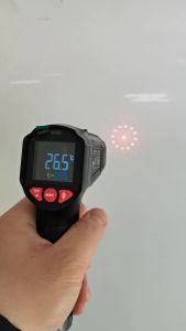 Nhiệt Kế Hồng Ngoại Kỹ Thuật Số -50~800 ℃   Máy Đo Nhiệt Độ Bằng Laser Không Tiếp Xúc Máy Đo Độ Ẩm Nhà Bếp Có Độ Phát Xạ Có Thể Điều Chỉnh Mestek