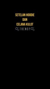 Setelan Hoodie Remaja Perempuan Wonderful