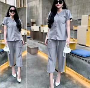 SETELAN ONESET KNIT HORNET WANITA / ONESET KNIT PALING TERMURAH