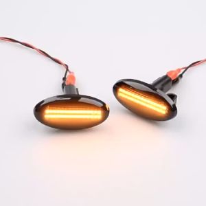 Henley0 Dynamic LED Side Marker Turn Signal Light for Subaru Forester Impreza WRX STI GDA GDB 2008-2019 Sequential Blinker 3A9T2Q