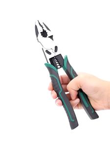 9 in 1 Electrician Pliers Industrial Grade Multi-function Wire Stripper Cable Cutting Tools Cutter Crimping Tool
