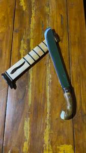 Golok keperluan potong kayu dan bambu siap pake baja asli 100 persen