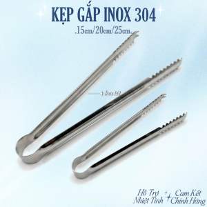 Kẹp gắp inox 304 / gắp đá thức ăn …