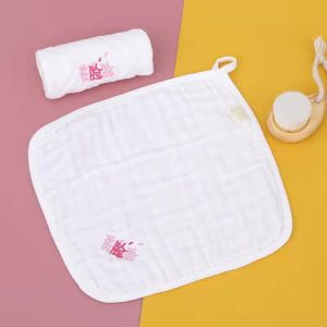 Pure Cotton Soft Muslin Baby Towel for Face Wash Bath Time Diaper Change Newborn Special Use Infant Saliva Towel Dingding Mouse Brand