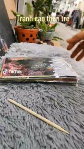 (Bộ 4 Tranh Pháo Hoa 6) Tranh Cạo Than Tre Hàn Quốc Tranh Cào Tự Hoàn Thành Kiến Trúc Nổi Bật Thế Giới (20 x 14cm)