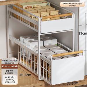 Joybos | Deep Draw Kitchen Organizer Drawer Cabinet Shelf