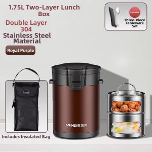 Ultra-Long Insulation 316 Stainless Steel Bento Box