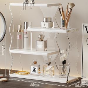 evesigar | Acrylic Organizer Rack for Makeup & Perfume