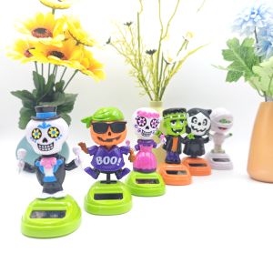 1 Máy Tính Halloween Xe Trang Trí Đầu Lâu Hình Nhựa Đầu Xoay Lắc Trang Trí Sáng Tạo Phụ Kiện Nội Thất