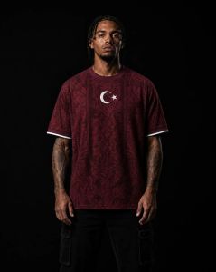 2026 Turkey Special Edition Fans Jersey Lightweight Breathable Speed Drying Sportswear Mens T-Shirt for Training & Casual Wear