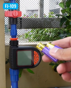 Digital Watering Timer FJ-109 8 Program | Keran Air Otomatis Pengatur Waktu Penyiraman Taman dan Irigasi
